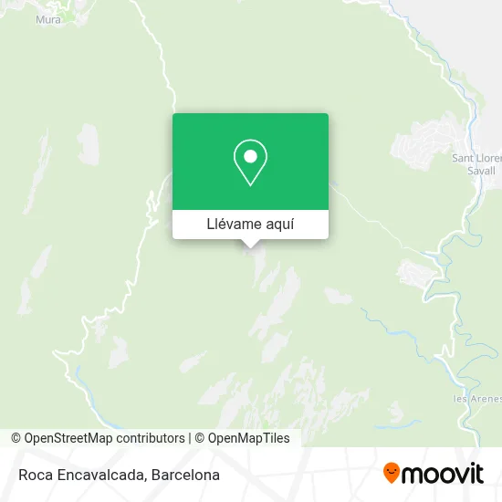 Mapa Roca Encavalcada