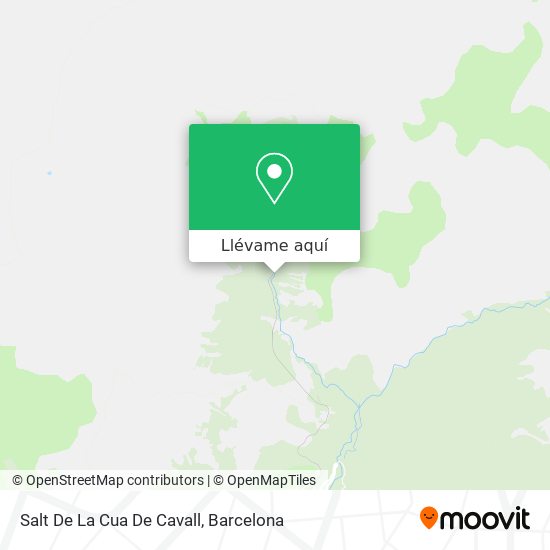 Mapa Salt De La Cua De Cavall