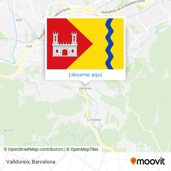 Mapa Valldoreix