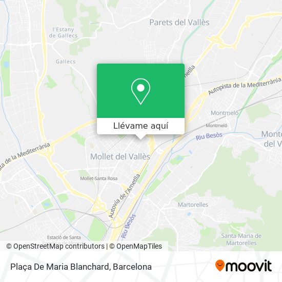 Mapa Plaça De Maria Blanchard