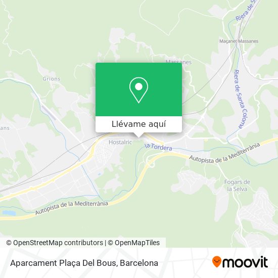 Mapa Aparcament Plaça Del Bous