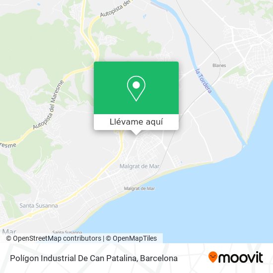 Mapa Polígon Industrial De Can Patalina