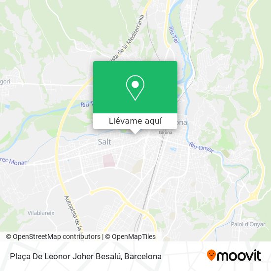 Mapa Plaça De Leonor Joher Besalú