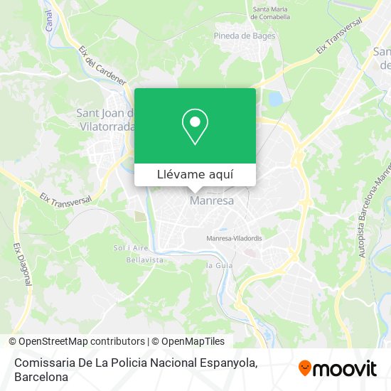 Mapa Comissaria De La Policia Nacional Espanyola