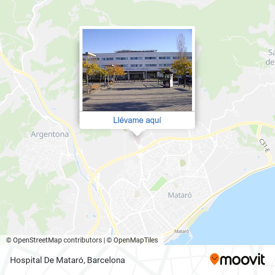 Mapa Hospital De Mataró