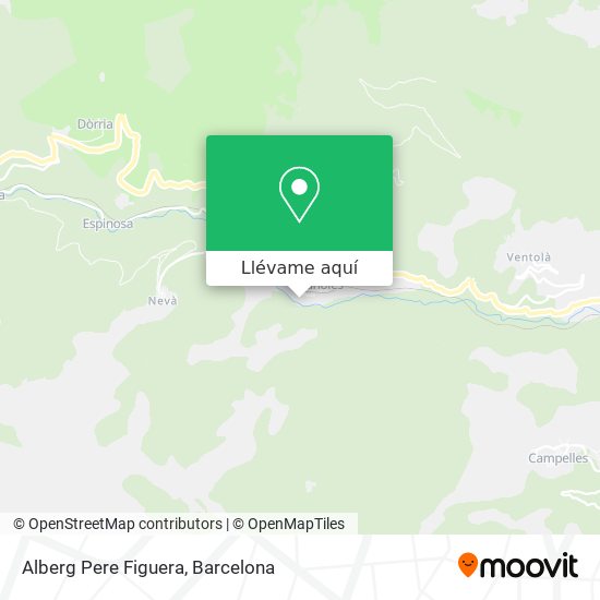 Mapa Alberg Pere Figuera