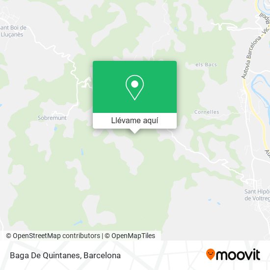 Mapa Baga De Quintanes