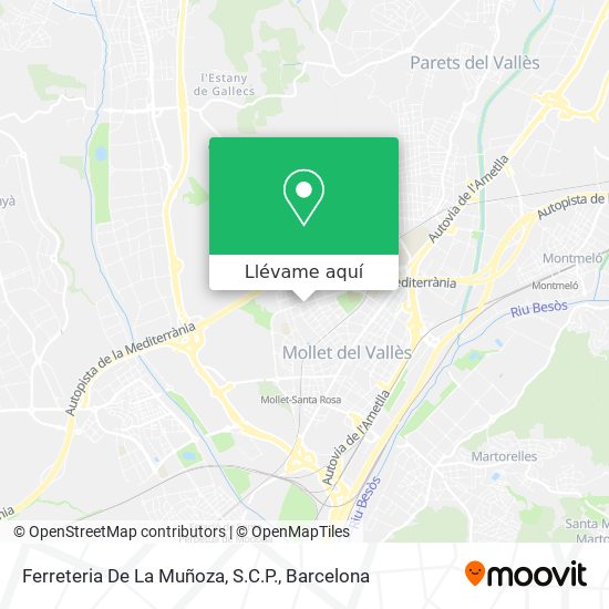 Mapa Ferreteria De La Muñoza, S.C.P.