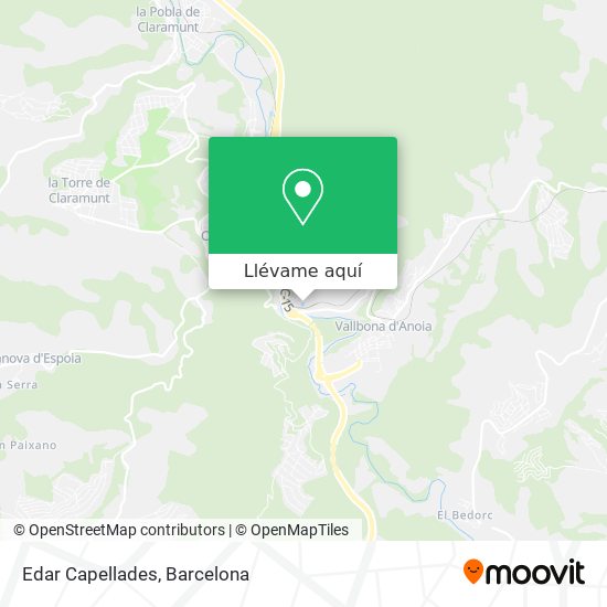 Mapa Edar Capellades
