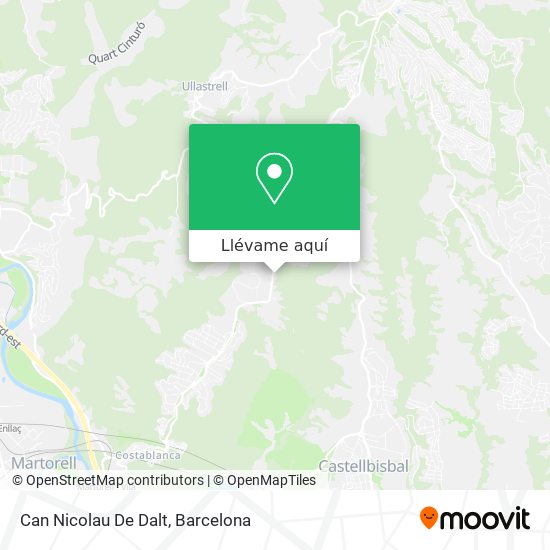 Mapa Can Nicolau De Dalt