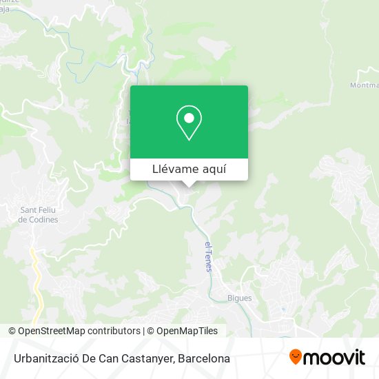 Mapa Urbanització De Can Castanyer