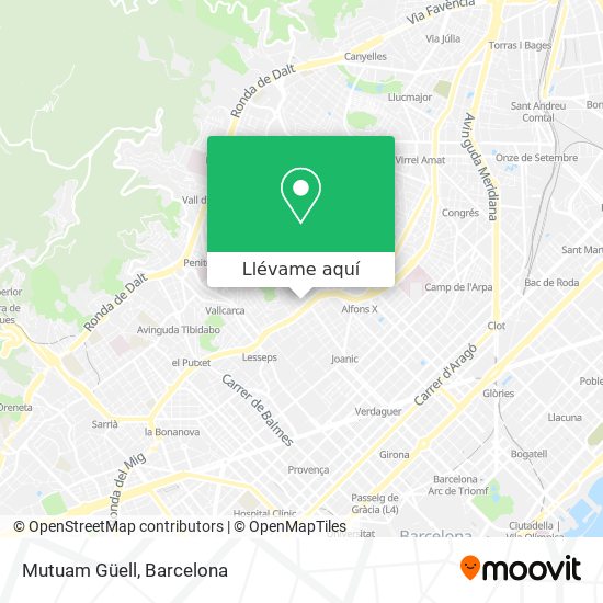 Mapa Mutuam Güell