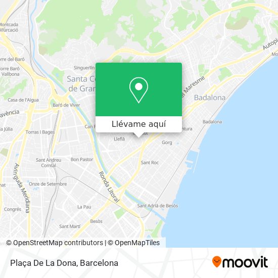 Mapa Plaça De La Dona