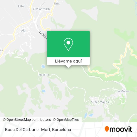 Mapa Bosc Del Carboner Mort