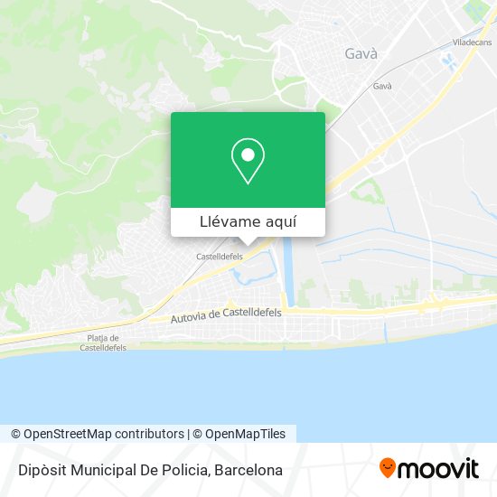 Mapa Dipòsit Municipal De Policia