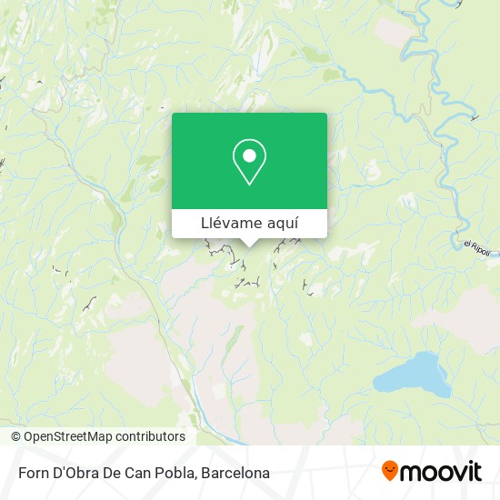 Mapa Forn D'Obra De Can Pobla