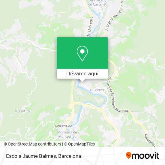 Mapa Escola Jaume Balmes