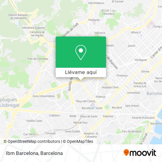 Mapa Ibm Barcelona
