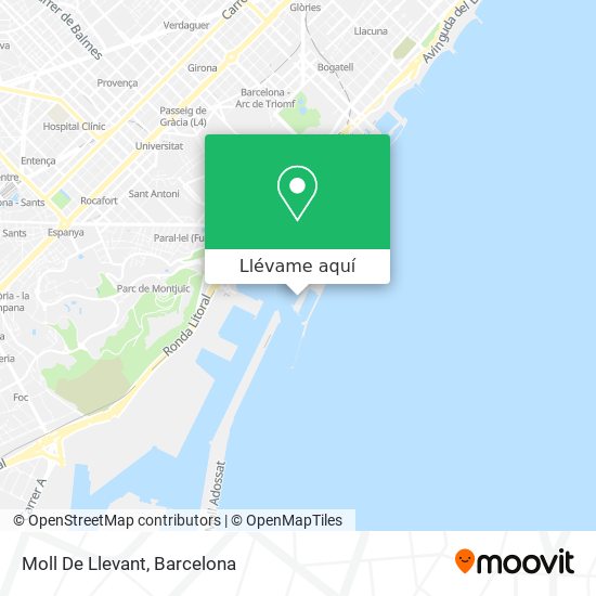 Mapa Moll De Llevant
