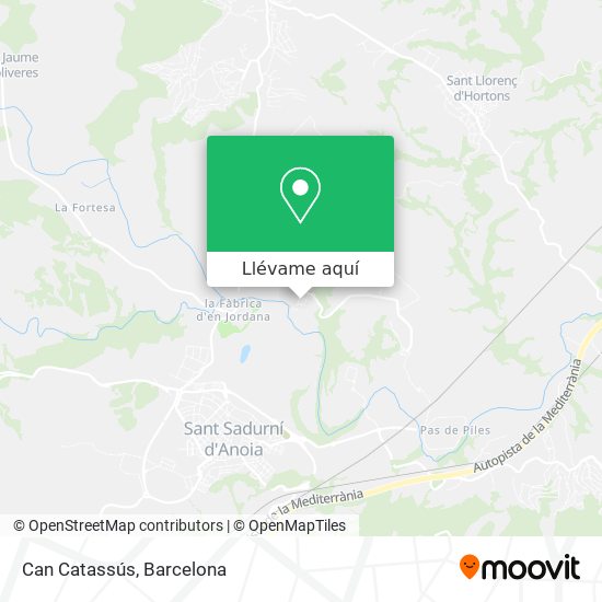 Mapa Can Catassús