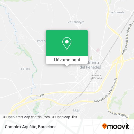 Mapa Complex Aquàtic