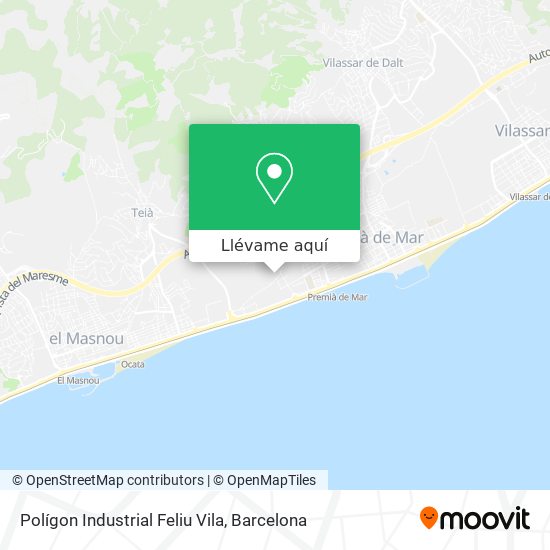 Mapa Polígon Industrial Feliu Vila