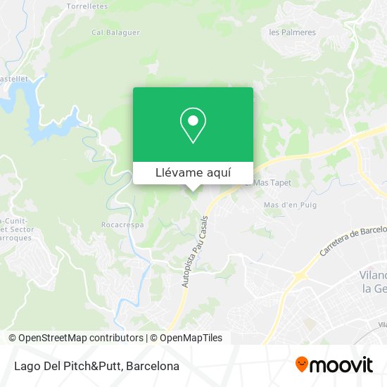 Mapa Lago Del Pitch&Putt