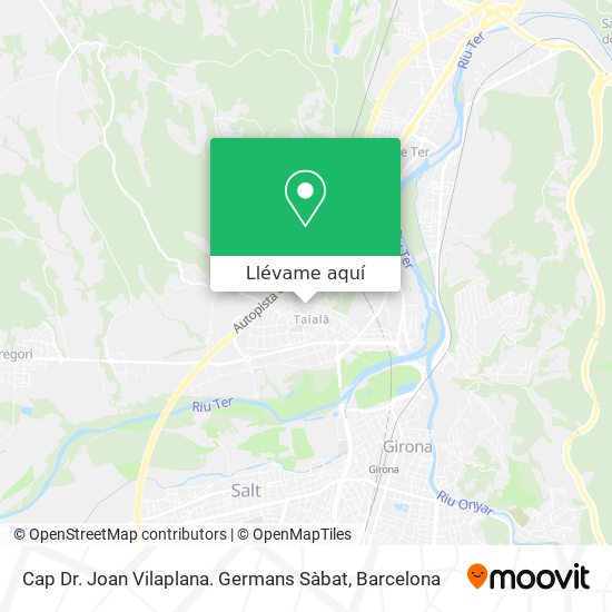 Mapa Cap Dr. Joan Vilaplana. Germans Sàbat