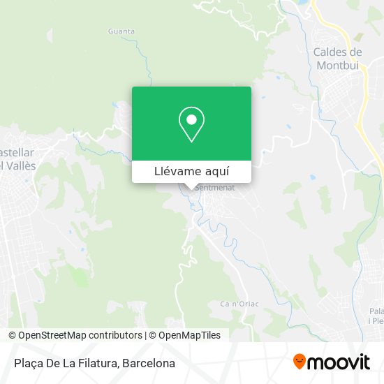 Mapa Plaça De La Filatura