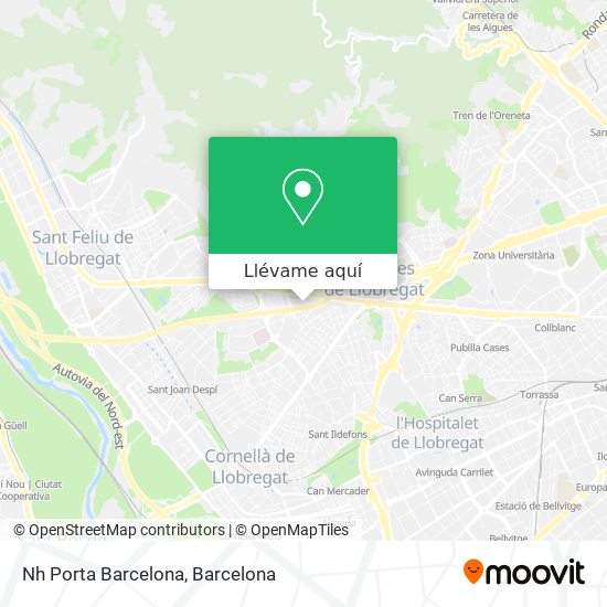 Mapa Nh Porta Barcelona