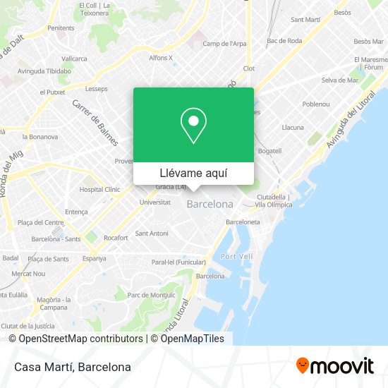 Mapa Casa Martí