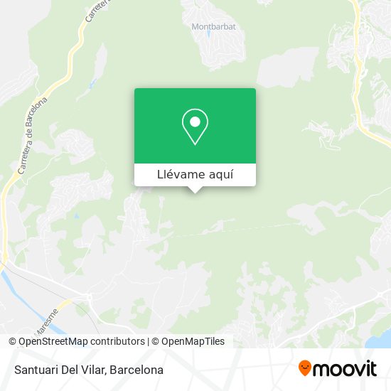 Mapa Santuari Del Vilar