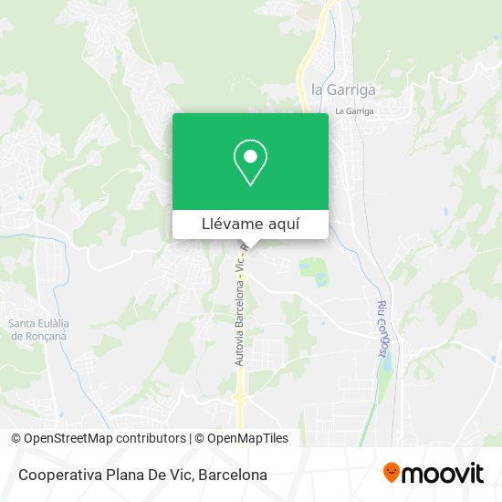 Mapa Cooperativa Plana De Vic
