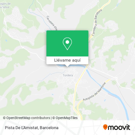 Mapa Pista De L'Amistat