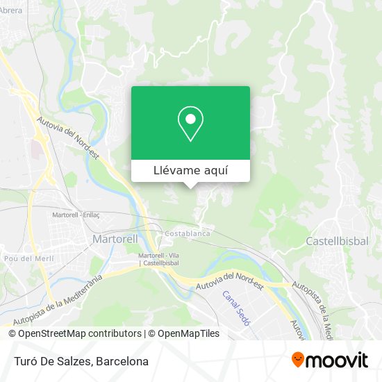 Mapa Turó De Salzes