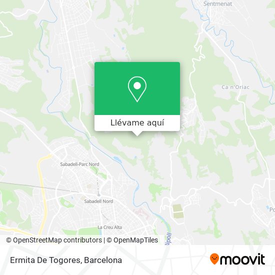 Mapa Ermita De Togores