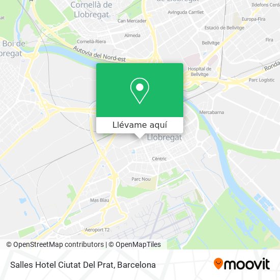 Mapa Salles Hotel Ciutat Del Prat