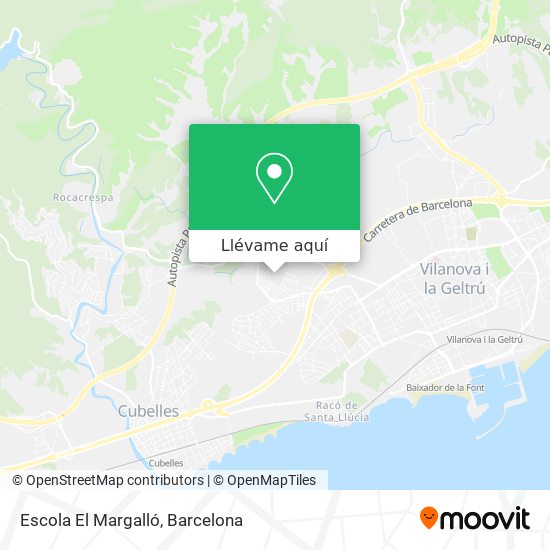 Mapa Escola El Margalló