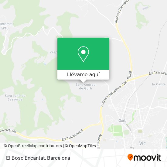 Mapa El Bosc Encantat