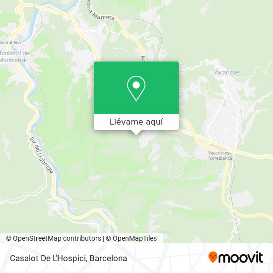 Mapa Casalot De L'Hospici