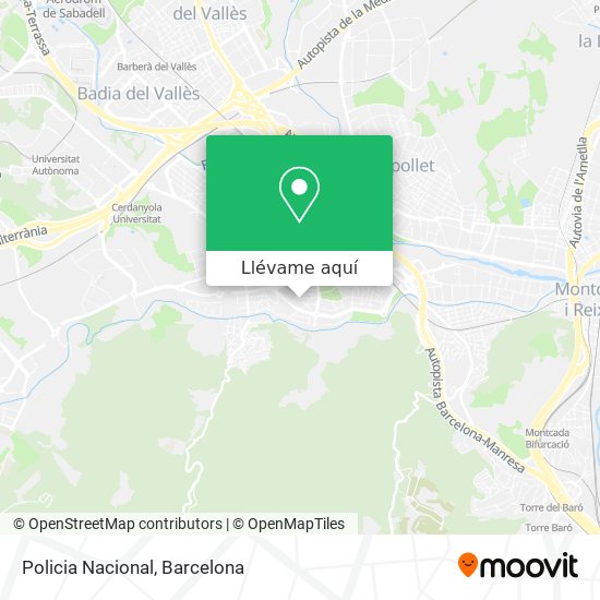 Mapa Policia Nacional