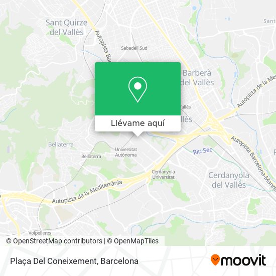Mapa Plaça Del Coneixement
