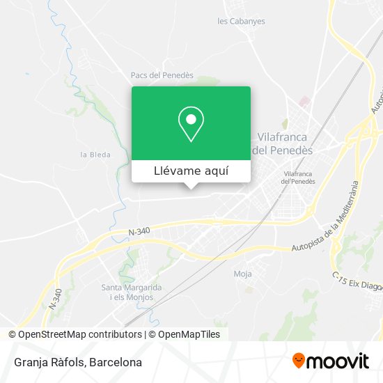 Mapa Granja Ràfols