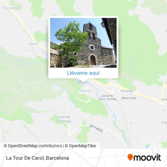Mapa La Tour De Carol