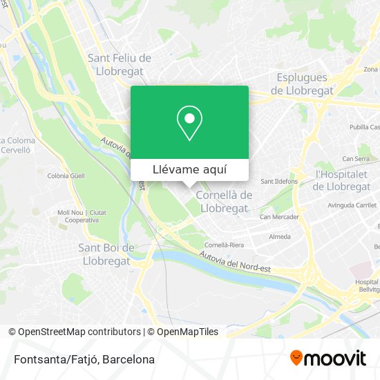 Mapa Fontsanta/Fatjó