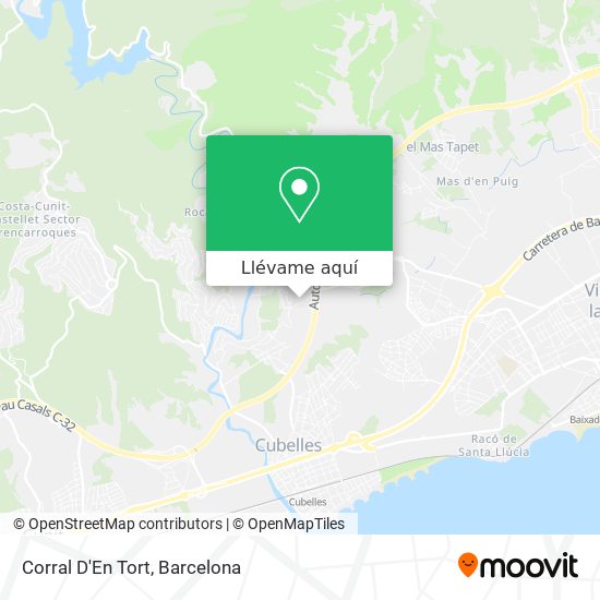 Mapa Corral D'En Tort