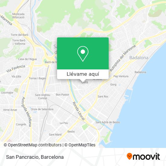 Mapa San Pancracio