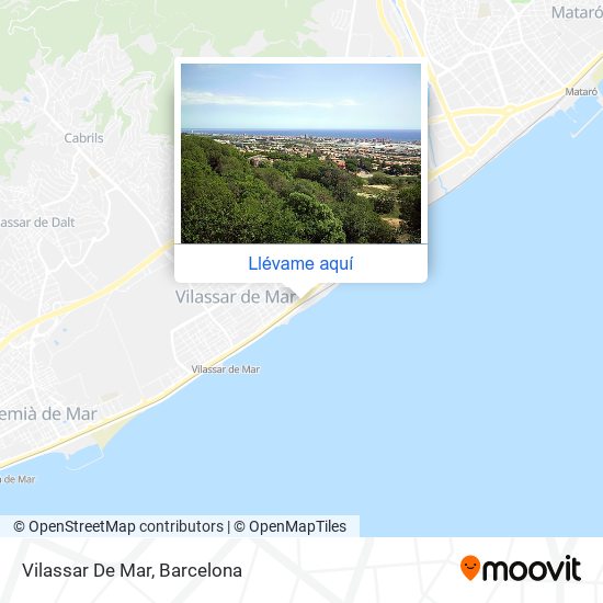 Mapa Vilassar De Mar