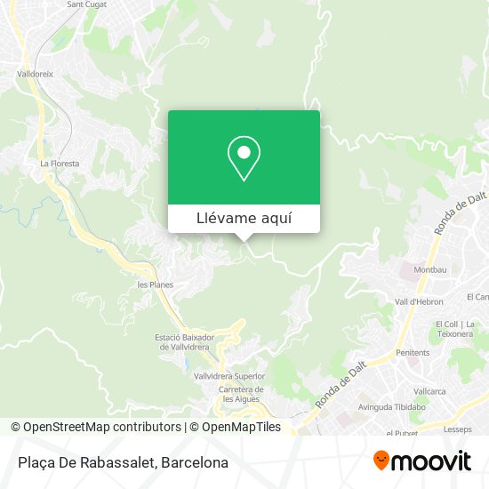Mapa Plaça De Rabassalet