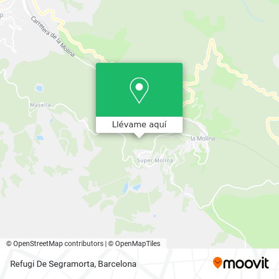 Mapa Refugi De Segramorta